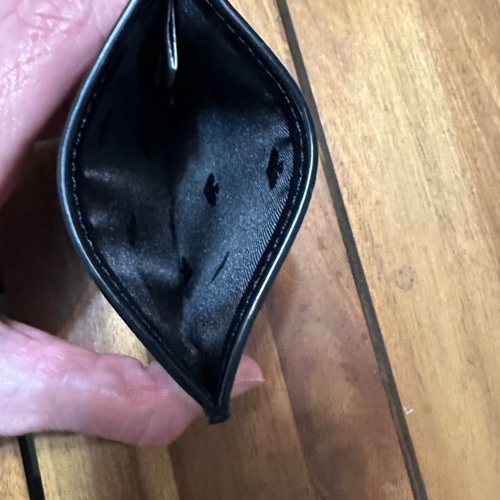 kate spade Black and Cream Leather Card Case - Picture 4 of 4